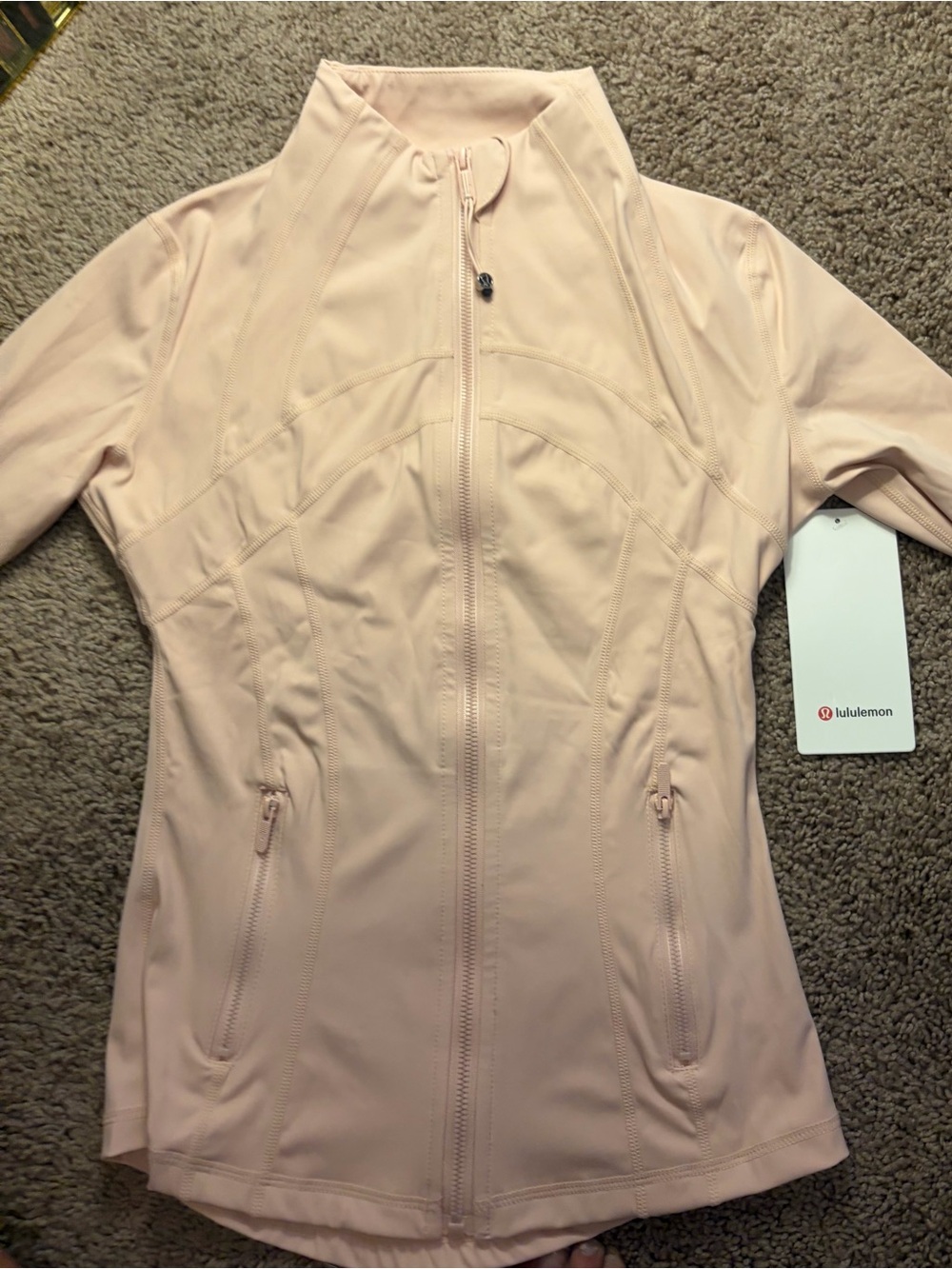 Lululemon Nulu Define Jacket in Light Pink- NWT